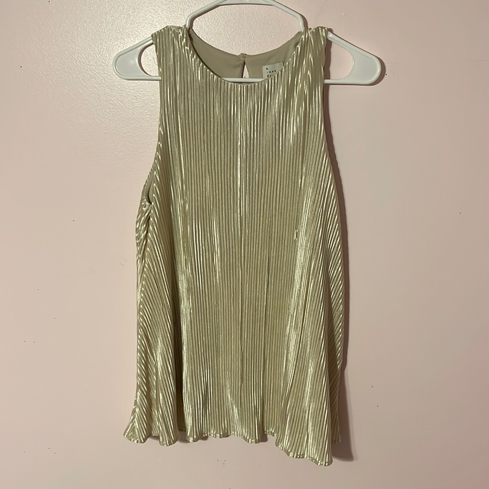 Brand New! Gold & Shimmer Blouse